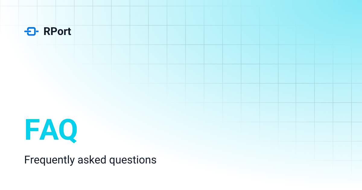 FAQ | RPort